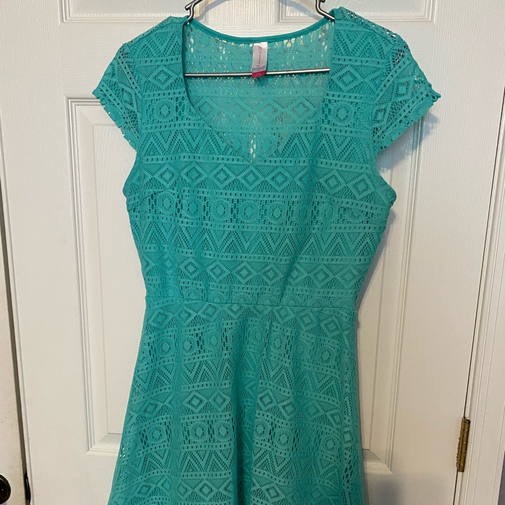 Teal dress size large